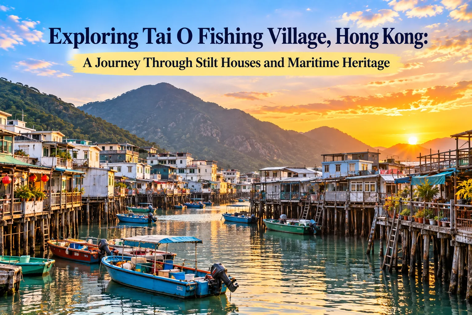 Exploring Tai O Fishing Village, Hong Kong: A Journey Through Stilt Houses and Maritime Heritage