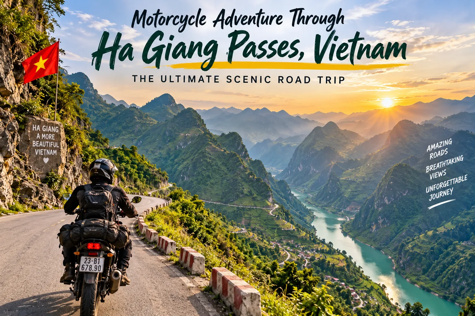 Motorcycle Adventure Through Ha Giang Passes, Vietnam: The Ultimate Scenic Road Trip