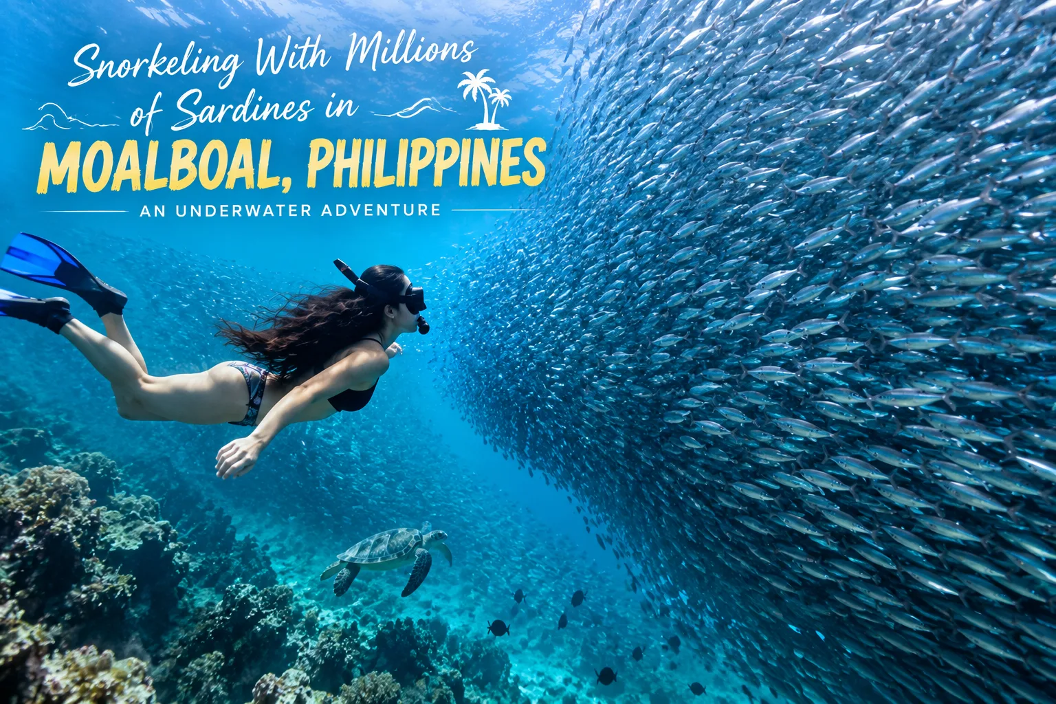 Snorkeling With Millions of Sardines in Moalboal, Philippines: An Underwater Adventure