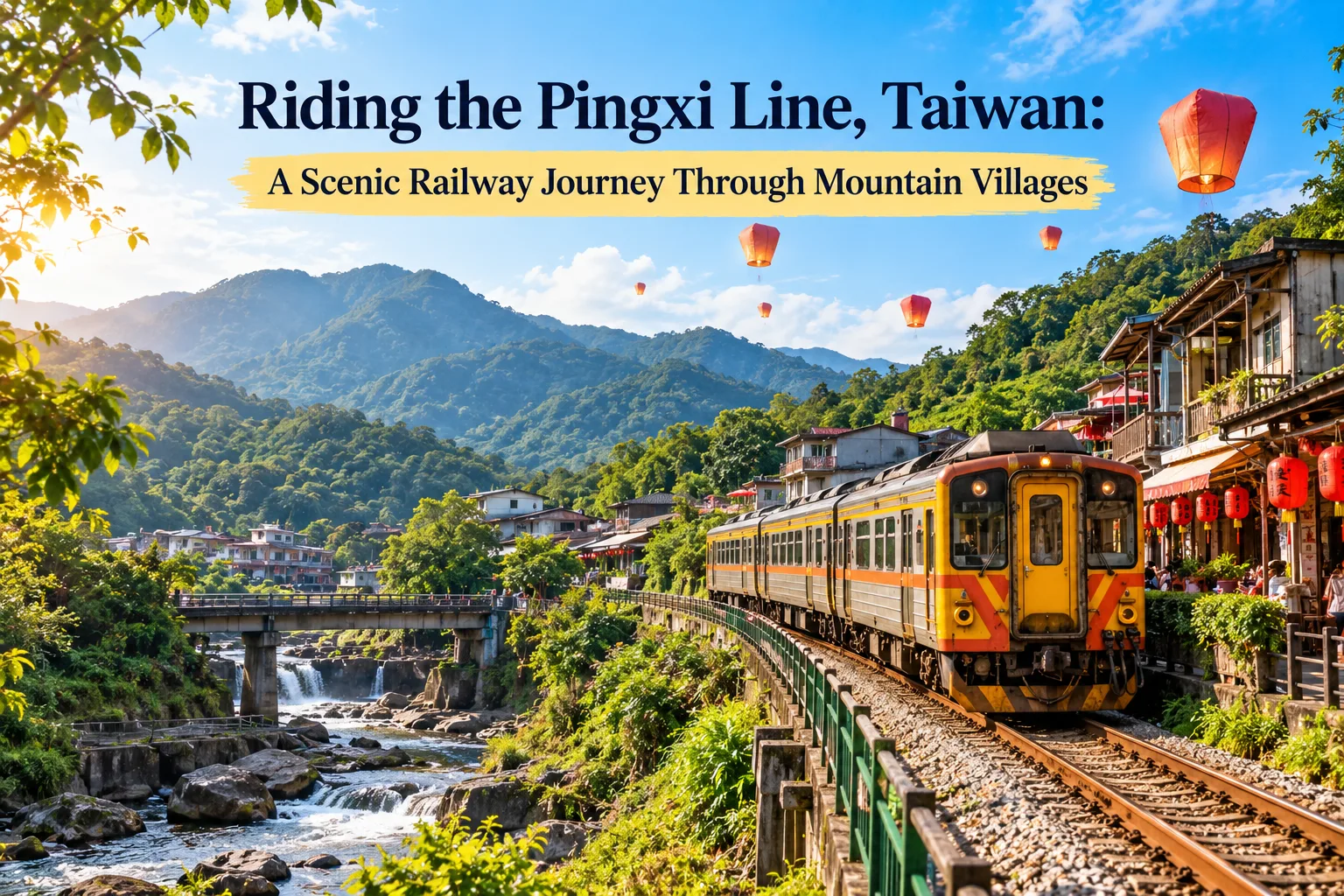 Riding the Pingxi Line, Taiwan: A Scenic Railway Journey Through Mountain Villages