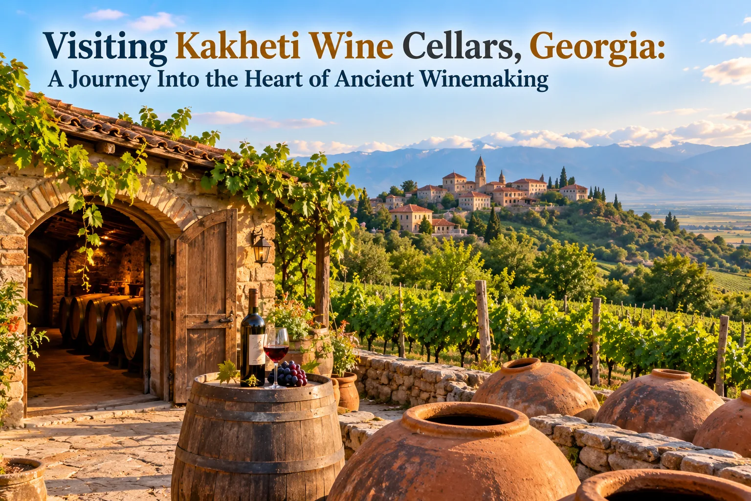 Visiting Kakheti Wine Cellars, Georgia: A Journey Into the Heart of Ancient Winemaking