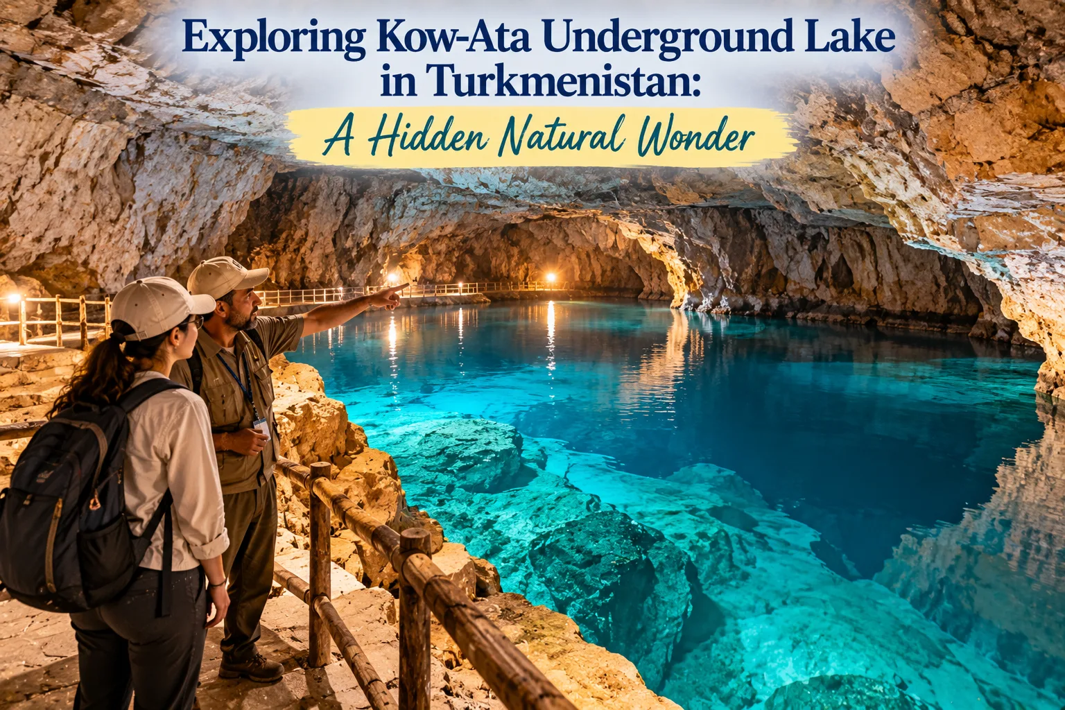 Exploring Kow-Ata Underground Lake in Turkmenistan: A Hidden Natural Wonder