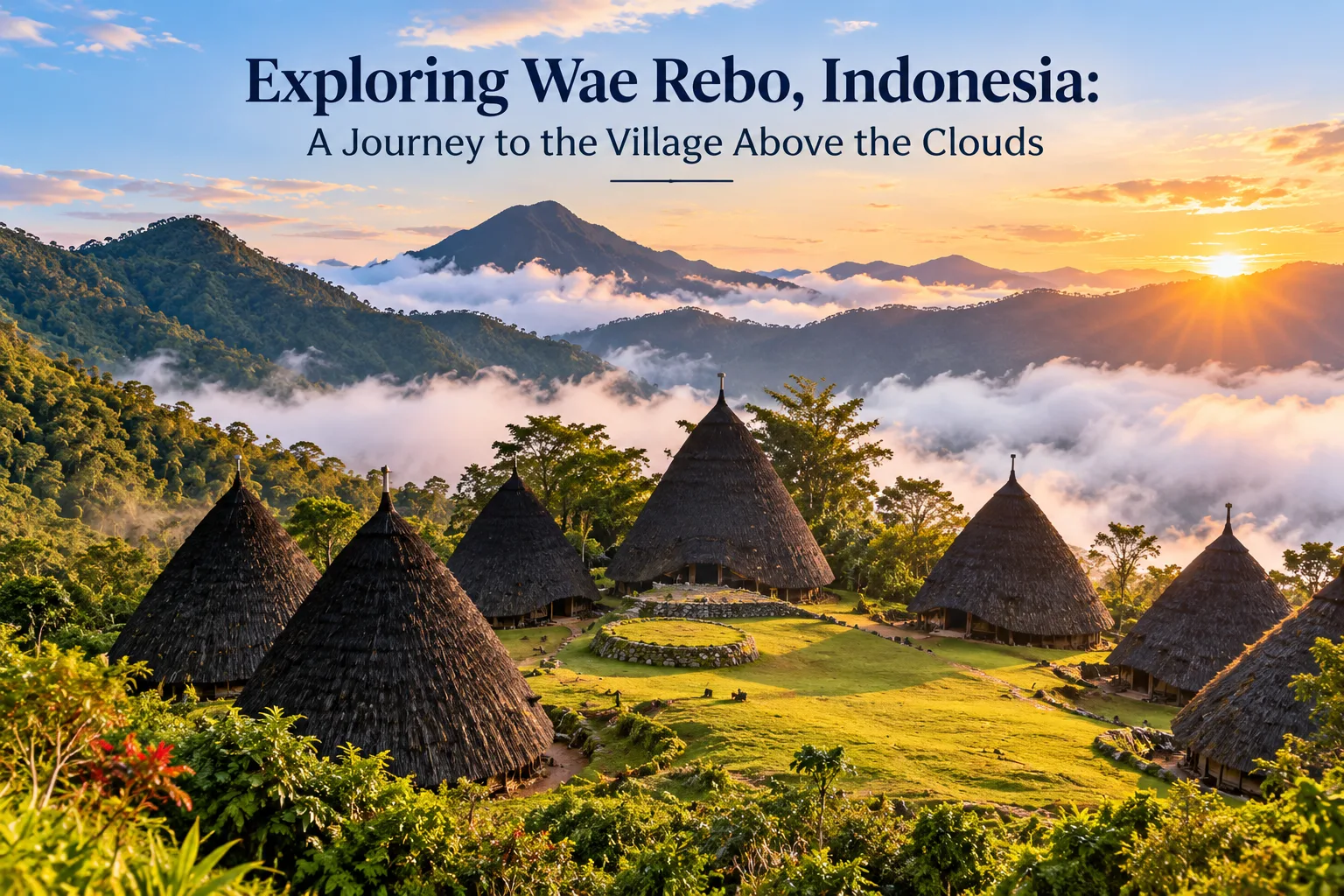 Exploring Wae Rebo, Indonesia: A Journey to the Village Above the Clouds