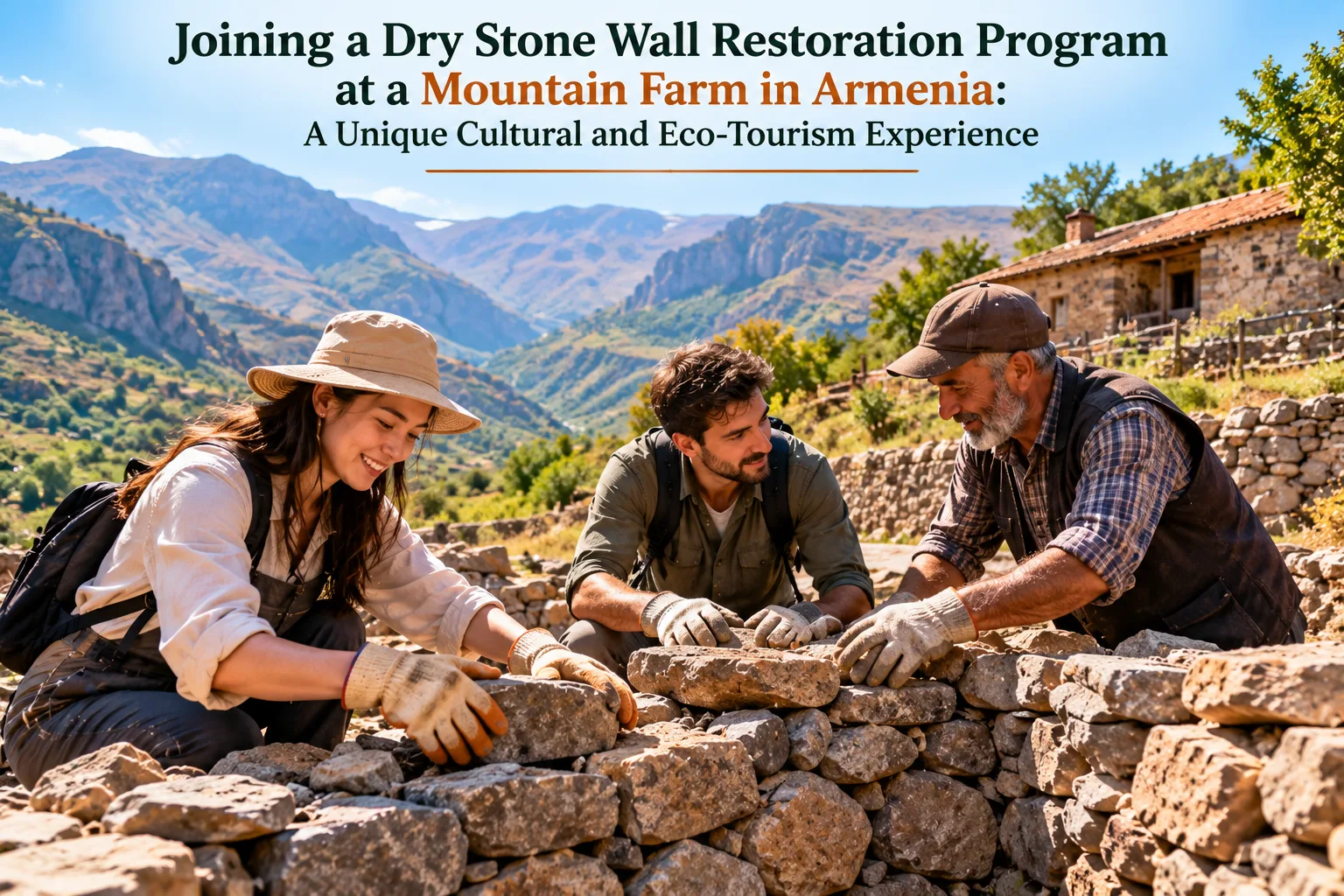 Joining a Dry Stone Wall Restoration Program at a Mountain Farm in Armenia: A Unique Cultural and Eco-Tourism Experience