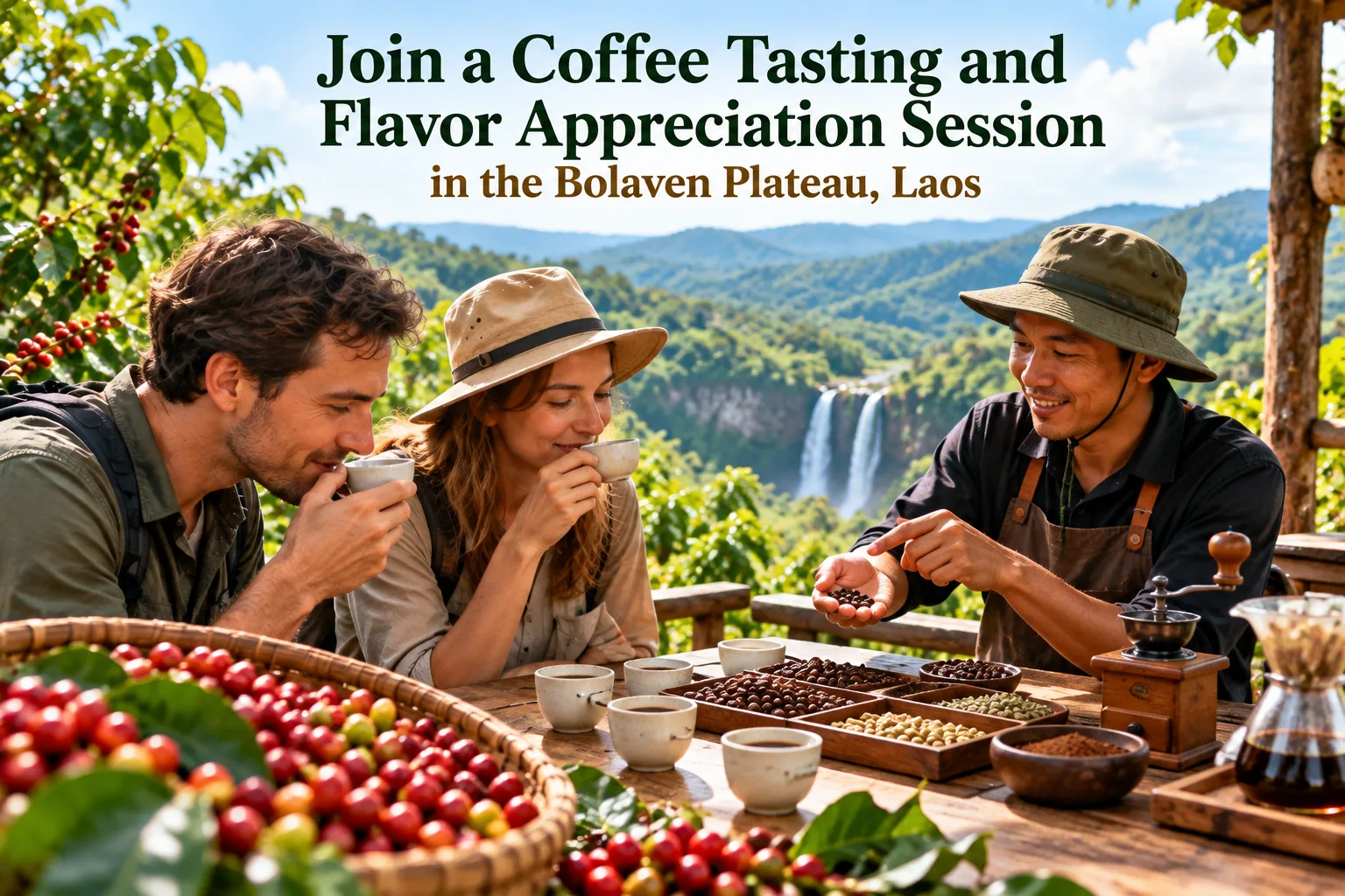 Join a Coffee Tasting and Flavor Appreciation Session in the Bolaven Plateau, Laos