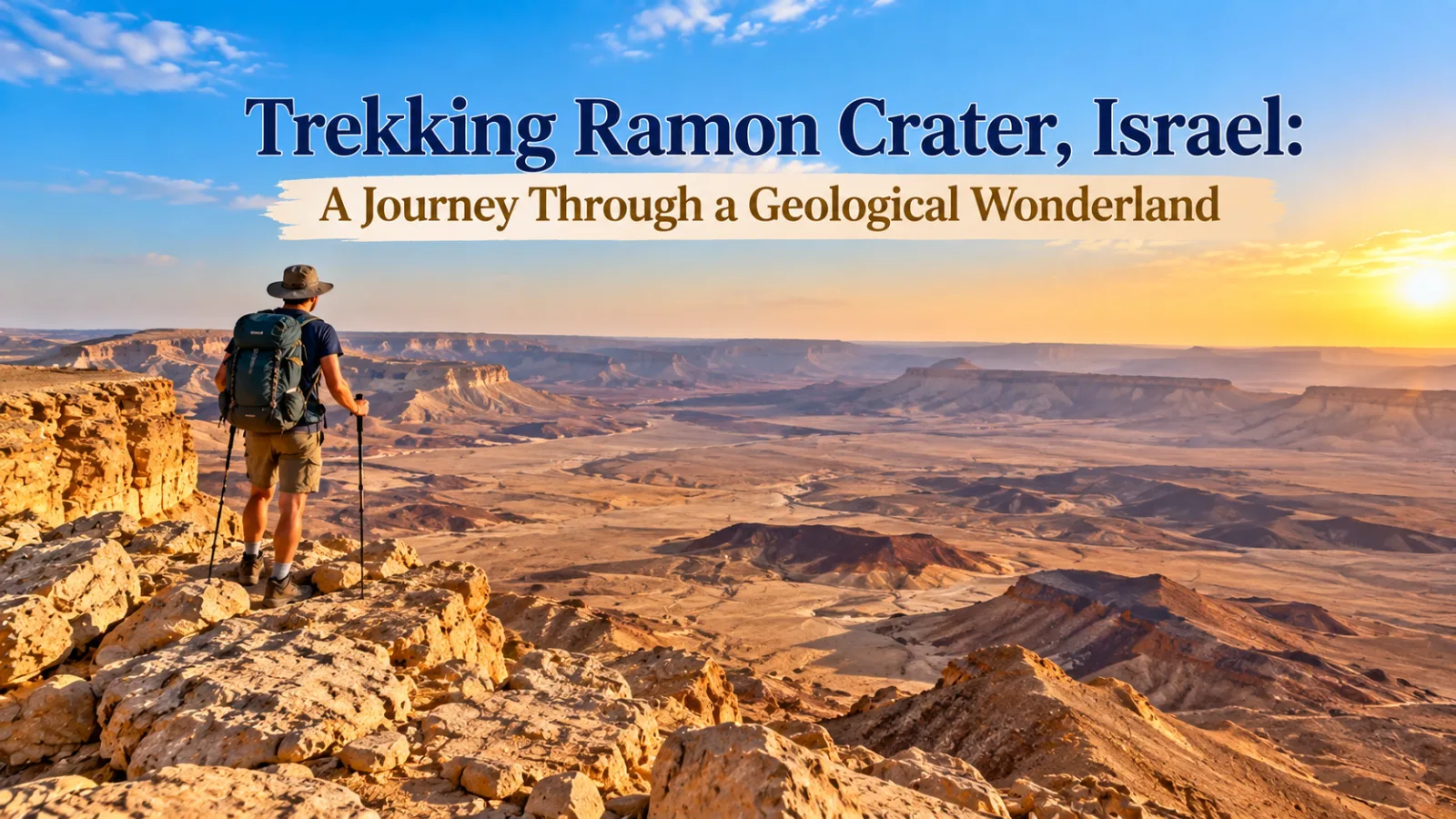 Trekking Ramon Crater, Israel: A Journey Through a Geological Wonderland