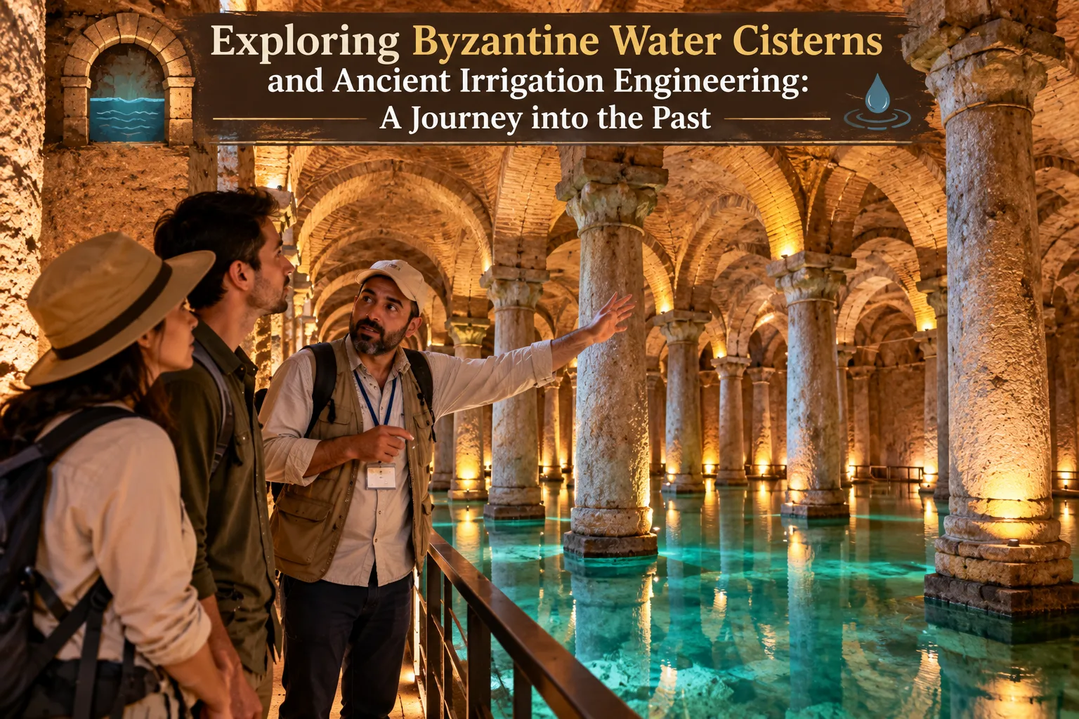 Exploring Byzantine Water Cisterns and Ancient Irrigation Engineering: A Journey into the Past