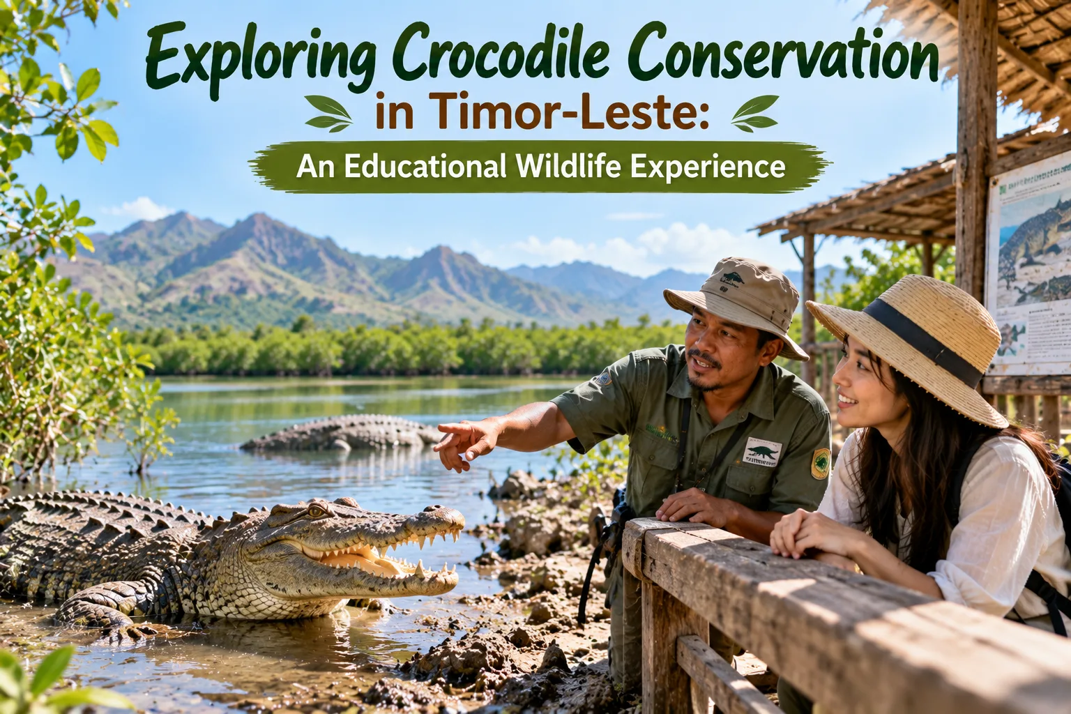 Exploring Crocodile Conservation in Timor-Leste: An Educational Wildlife Experience