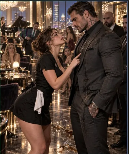 🔥 SHOCKING: “MOVE!”—TIPSY CURVY WAITRESS POKES BOSTON’S DEADLIEST MAFIA BOSS IN THE CHEST, BUT HITMEN AT THE NIGHTCLUB WEREN’T SHOOTING AT HIM—THEY CAME TO KILL HER! 😱🩸👑
