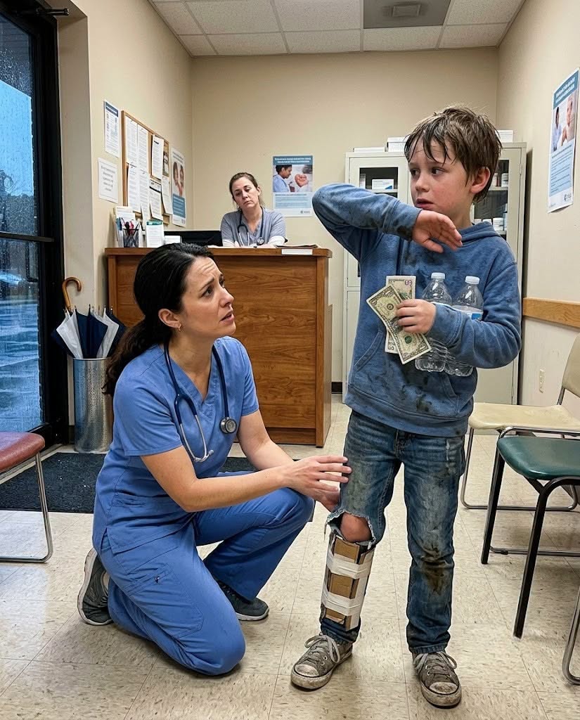 HE CAME TO A CLINIC WITH TWELVE DOLLARS AND RECYCLING BOTTLES TO FIX HIS BROKEN LEG