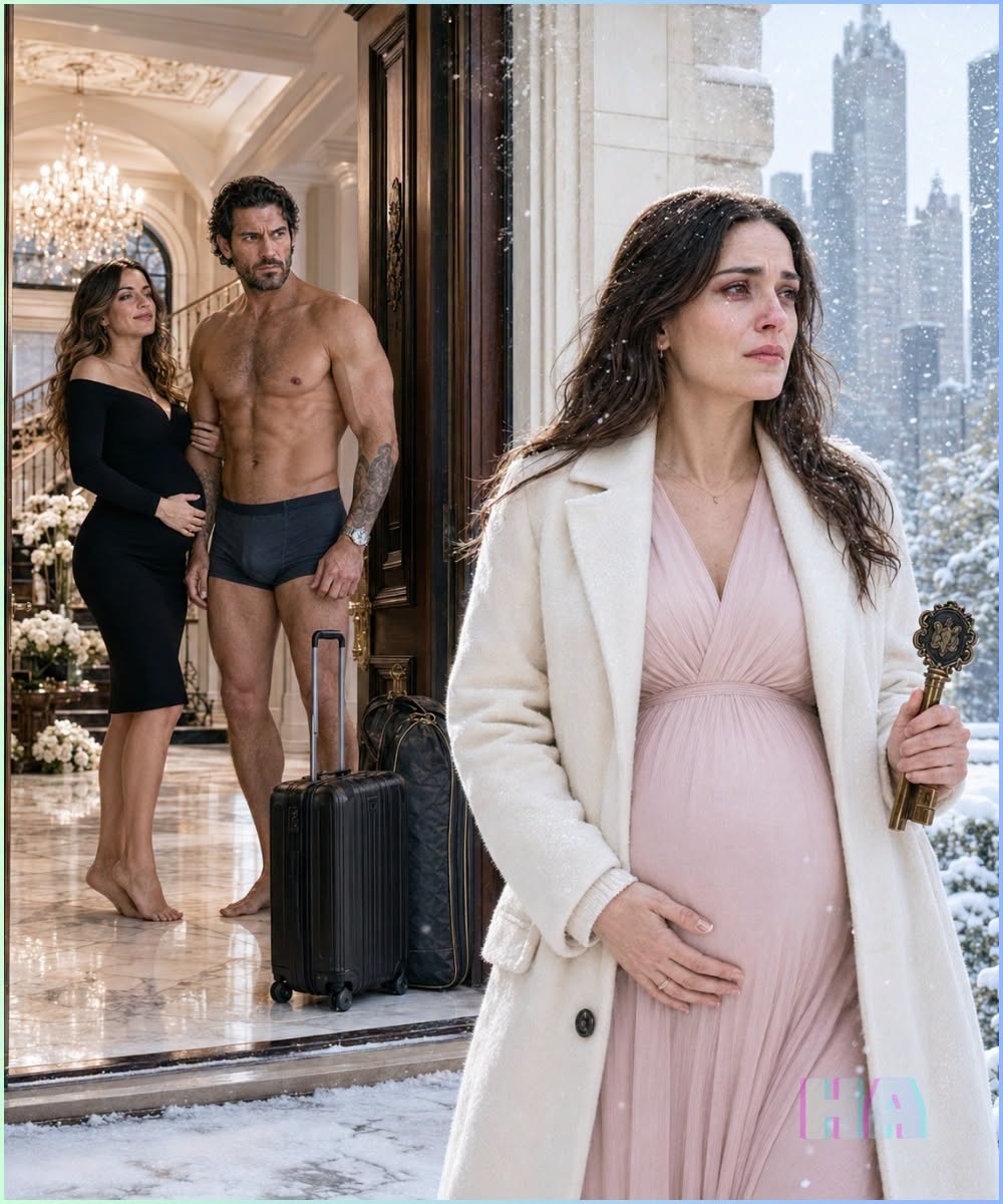HUSBAND FLOUNTS HIS PREGNANT MISTRESS ON A BLIZZARD NIGHT