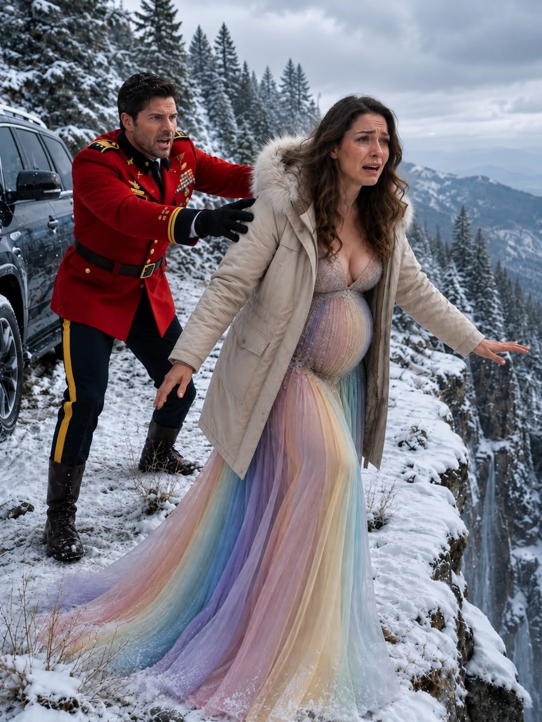 HE SHVED HIS 9-MONTH PREGNANT WIFE OFF AN ICY CLIFF FOR A $50 MILLION PAYOUT