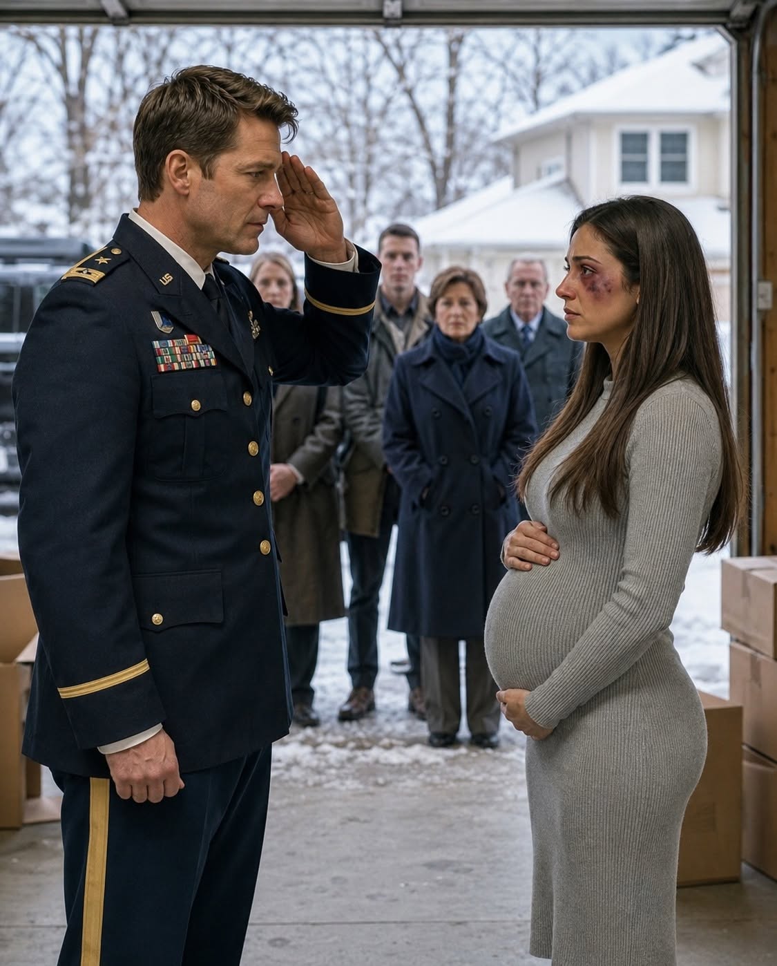 SHE WAS ORDERED TO SLEEP IN A FREEZING GARAGE 5 MONTHS PREGNANT TO GIVE HER ROOM TO HER SISTER'S HUSBAND