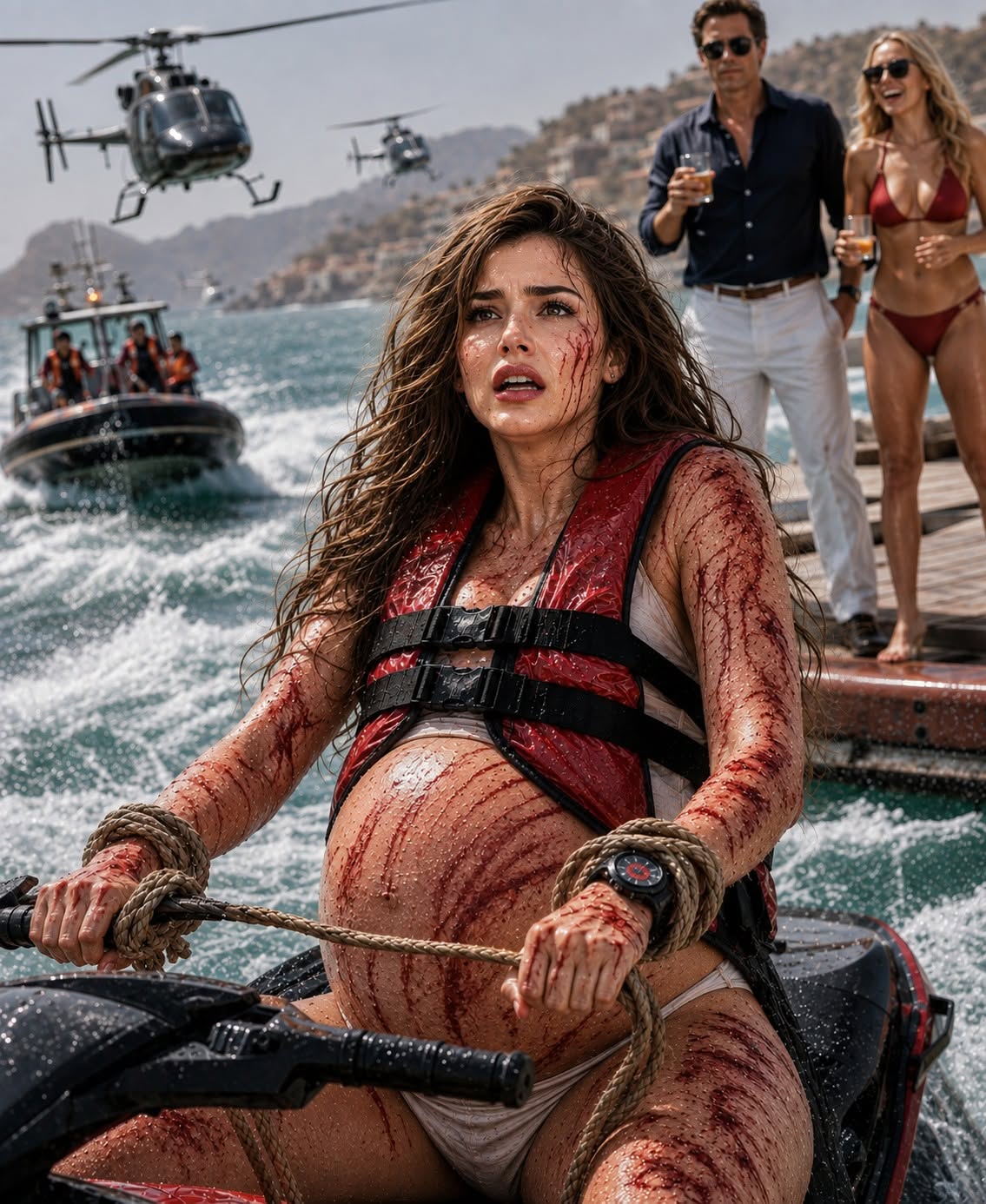 SHE WOKE UP DRUGGED, STRAPPED TO A SPEEDING JET SKI AT 9 MONTHS PREGNANT WHILE HER HUSBAND WATCHED WITH HIS MISTRESS