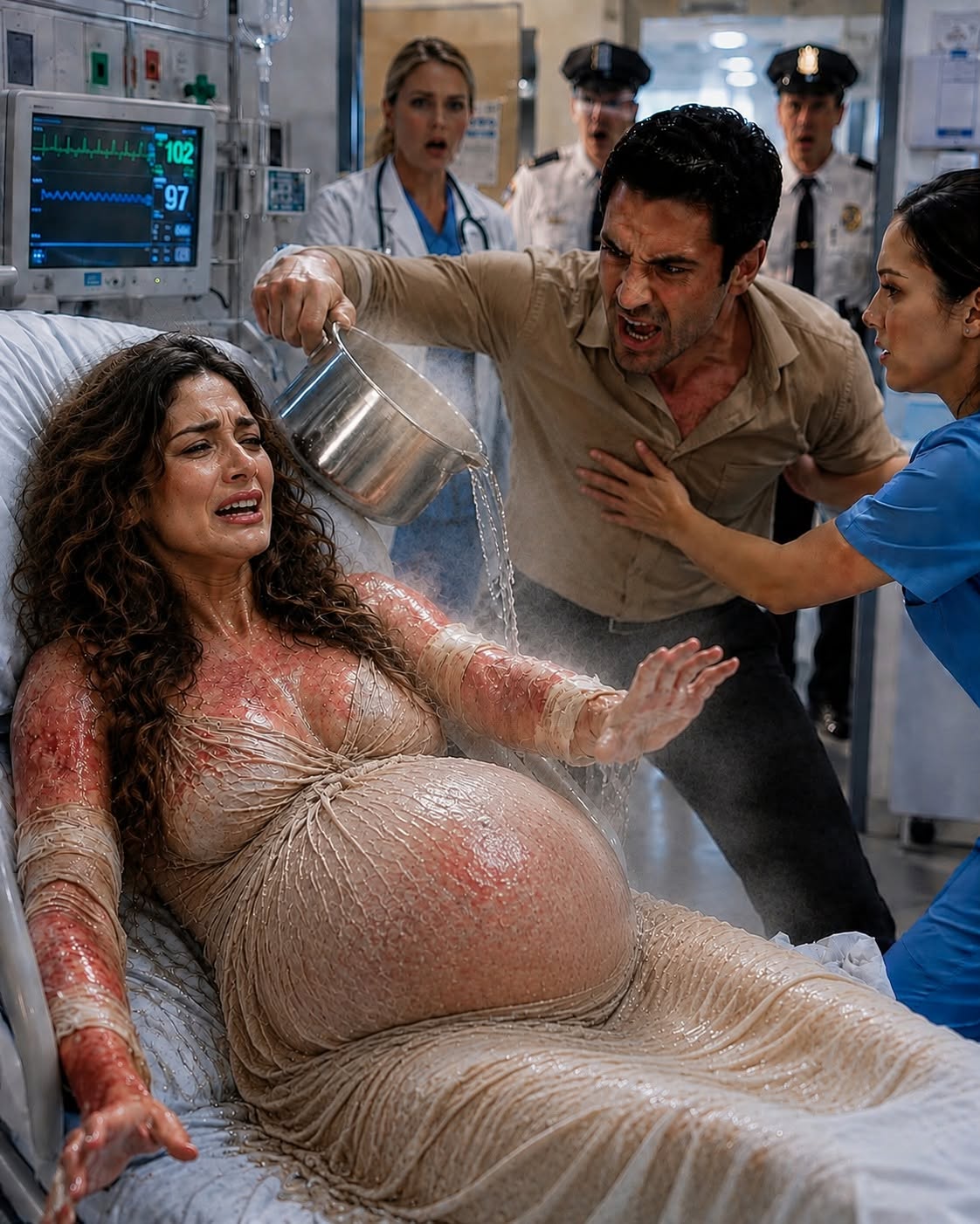 HE POURED BOILING WATER ON HER EVERY TIME SHE GOT PREGNANT TO FORCE A SON