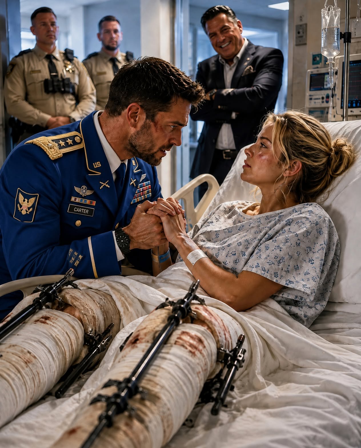 THE MILITARY HUSBAND LANDED TO FIND DIRTY COPS WAITING