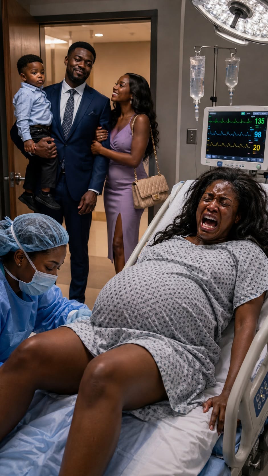 THE MULTI-BILLIONAIRE HUSBAND ABANDONED HIS WIFE IN THE DELIVERY ROOM FOR HIS MISTRESS AND SECRET CHILD