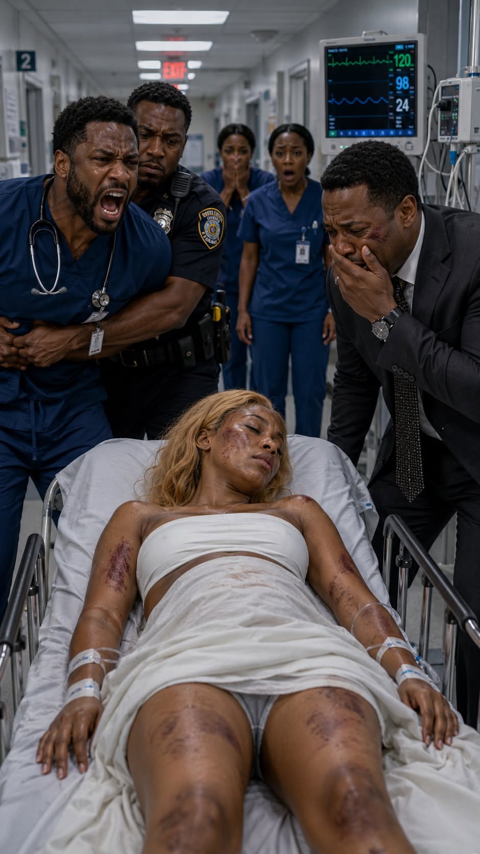THE DOMESTIC ABUSER AND COLD PARENTS THOUGHT SHE WAS POWERLESS FROM HER ICU HOSPITAL BED