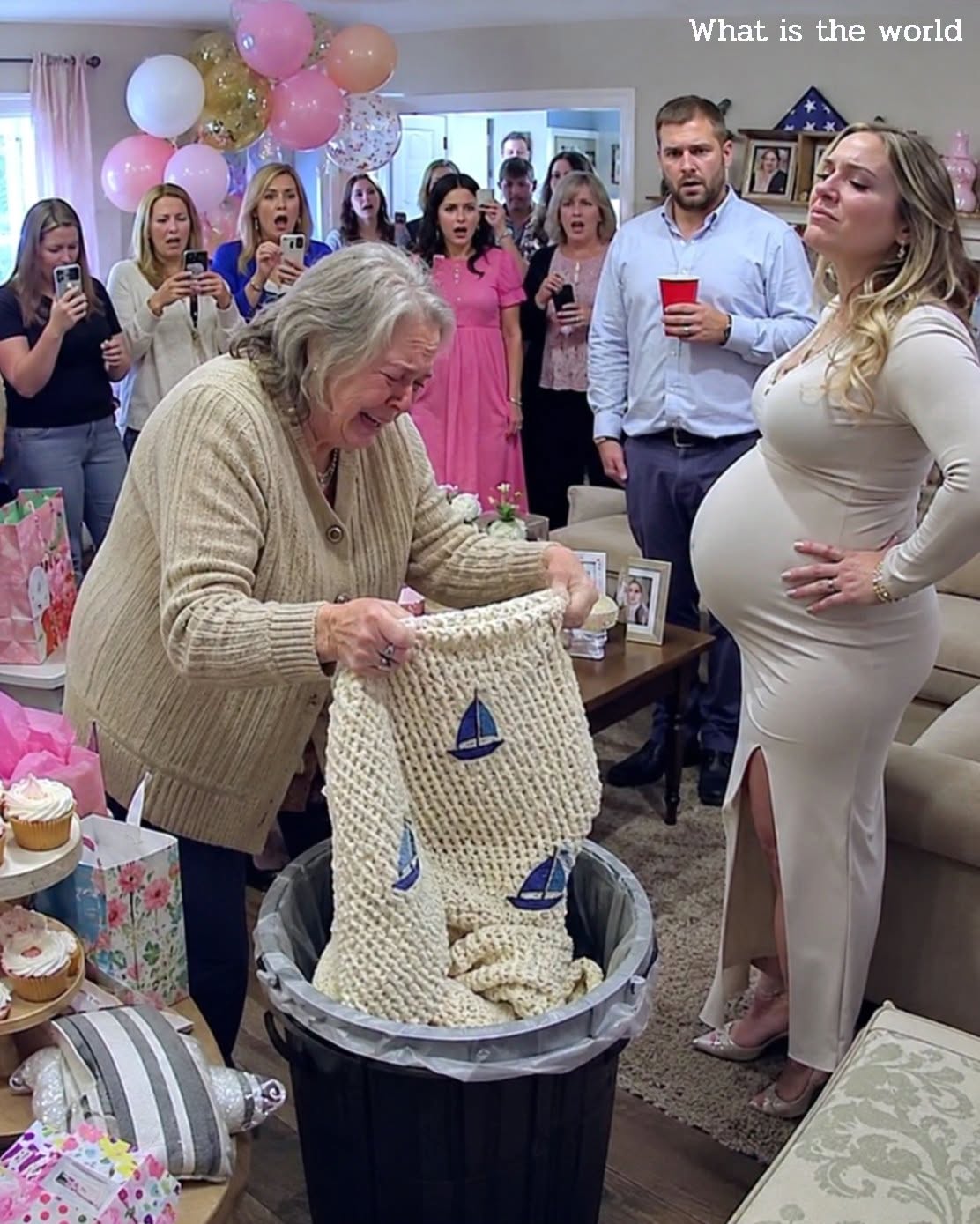 The Arrogant Daughter-in-Law Tossed My Hand-Knitted Baby Blanket in the Trash and Snapped "We Only Use Designer Things Here"