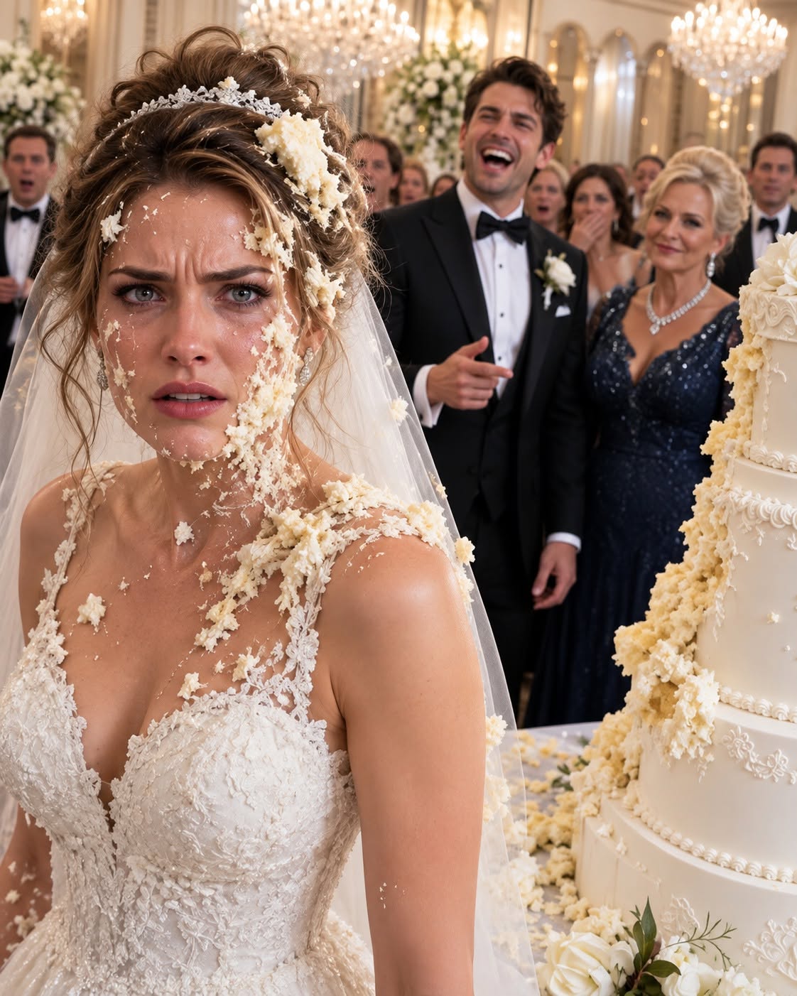 The Groom Smashed My Face Into the Wedding Cake in Front of 200 Guests