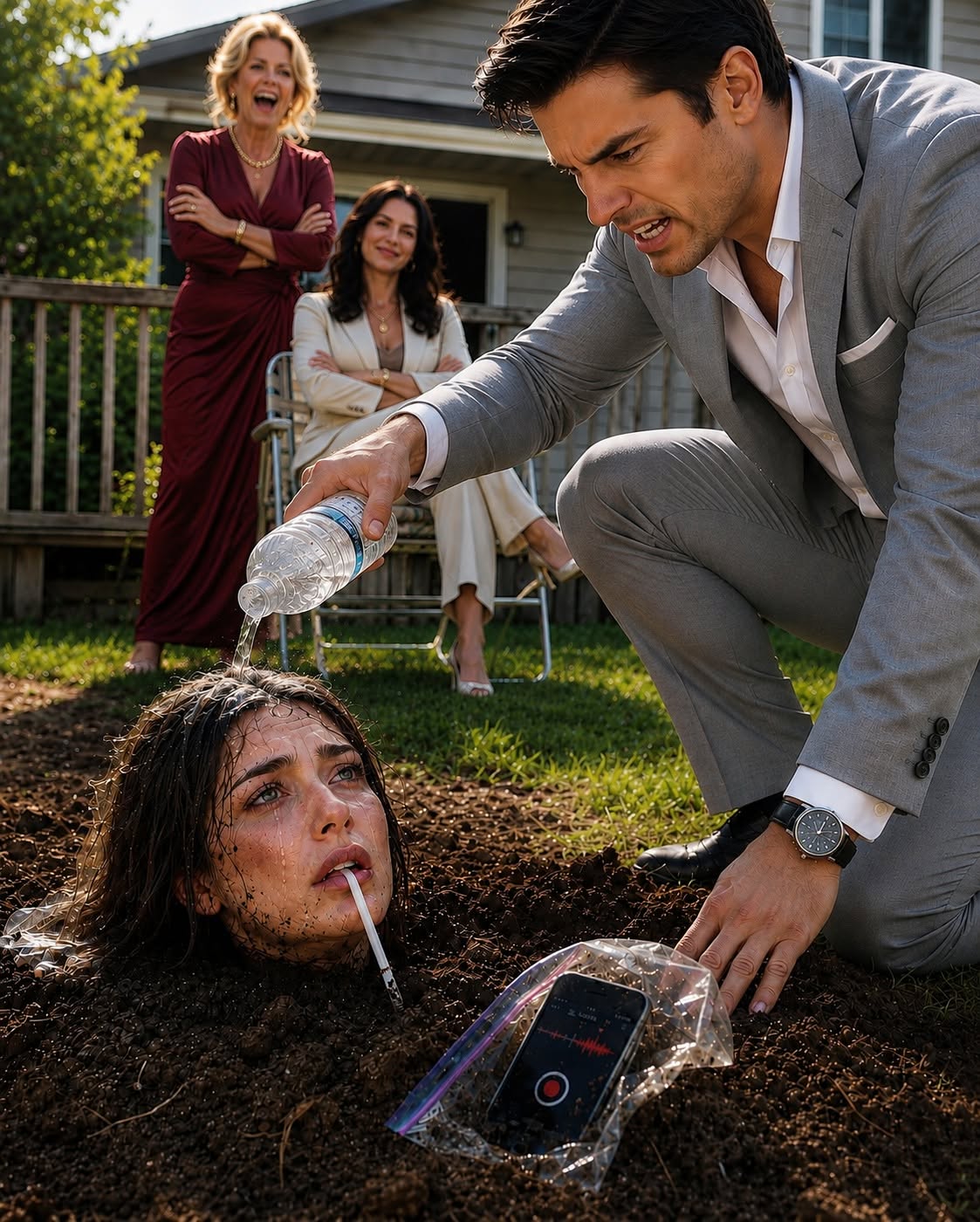 Buried Up to My Neck While Pregnant With Insects Poured on Me by My Sadistic Husband and Cruel In-Laws