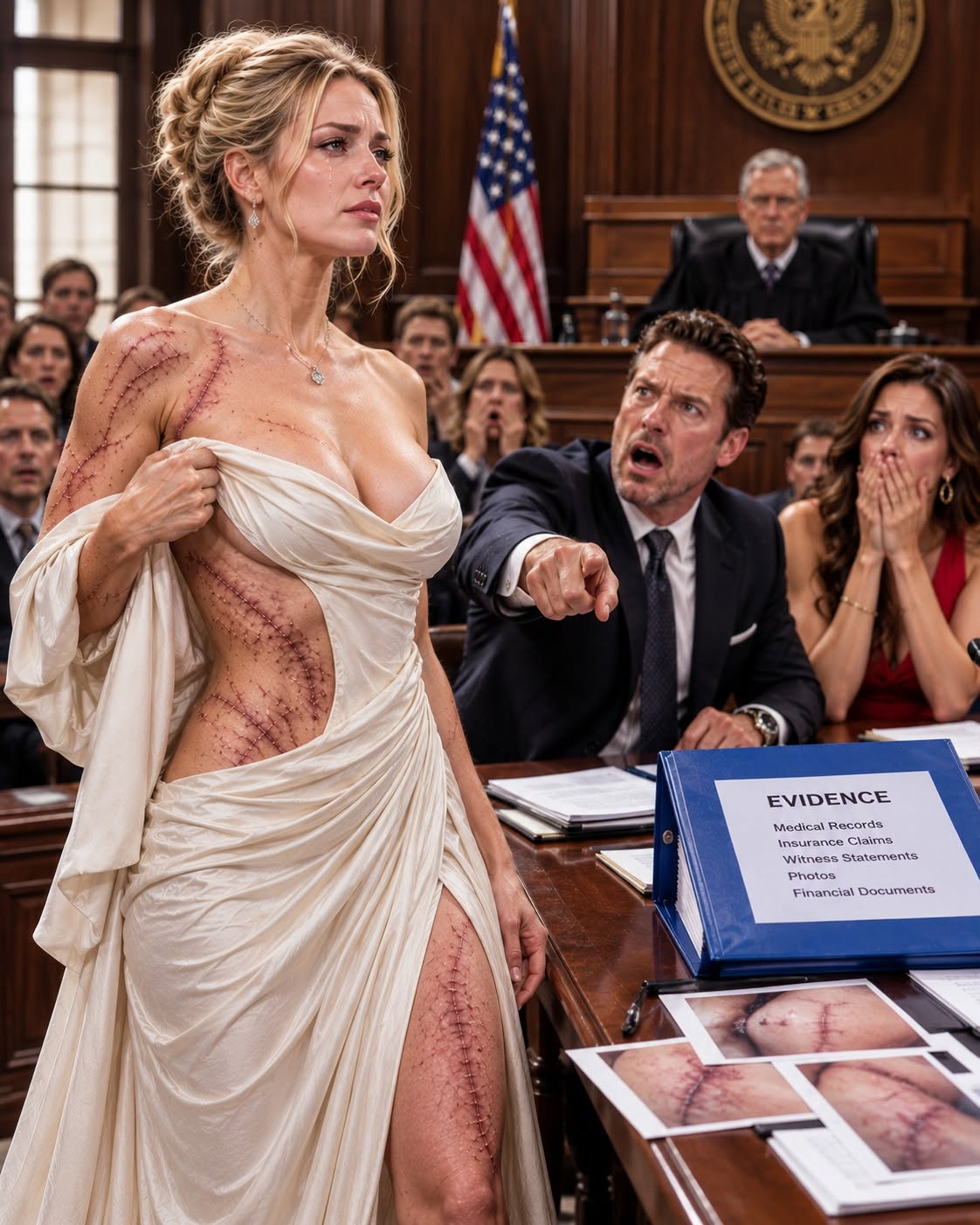 My Ex-Husband Laughed in Court and Called Me His “Pack Mule,” But When I Rolled Up My Sleeve to Reveal Twenty Years of Scars and Dropped the Blue Folder, He Realized Losing Half the Restaurant Was the Least of His Worries