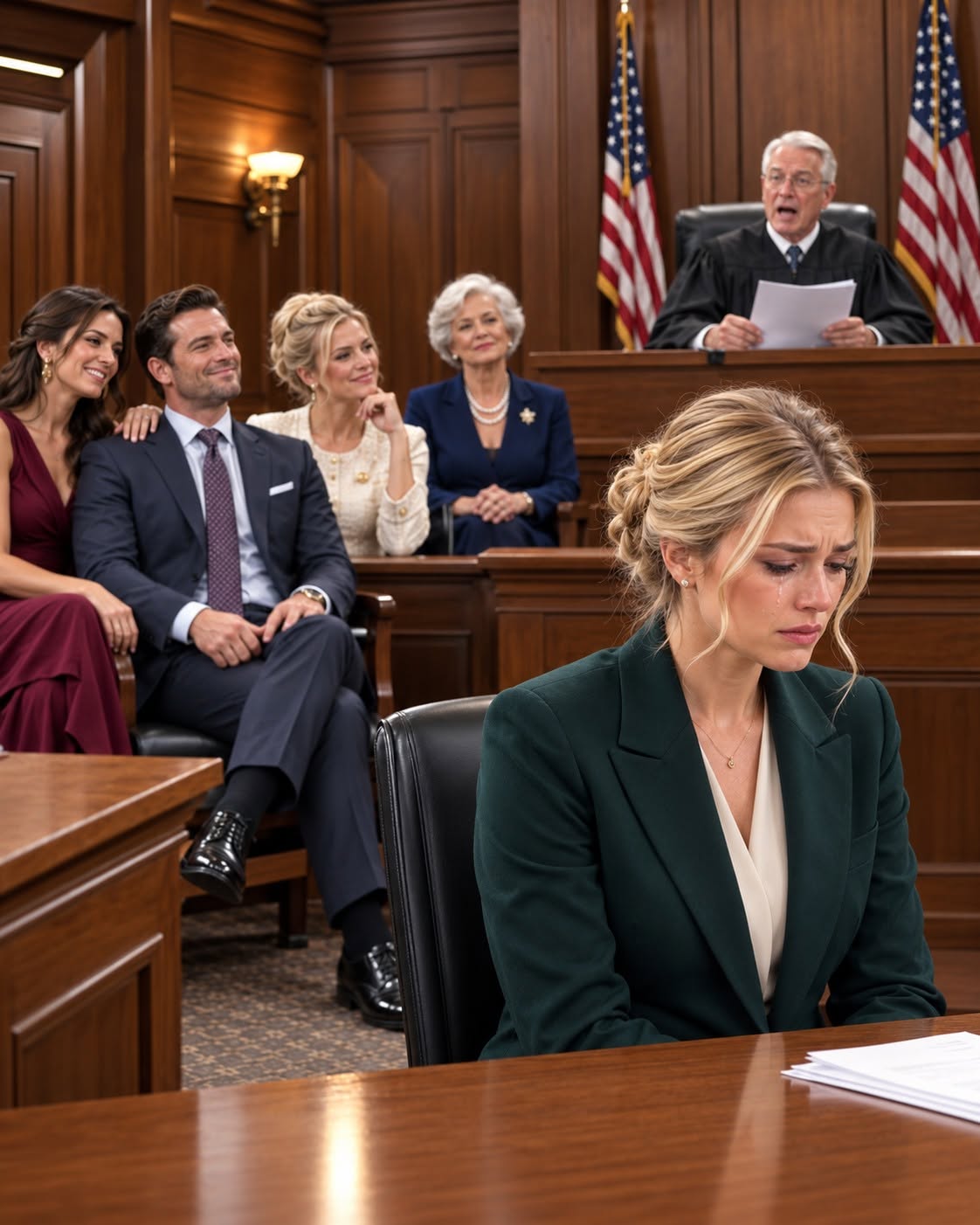 The Ultimate Million-Dollar Courtroom Revenge: Smug Husband and Mistress Mock Destitute Wife