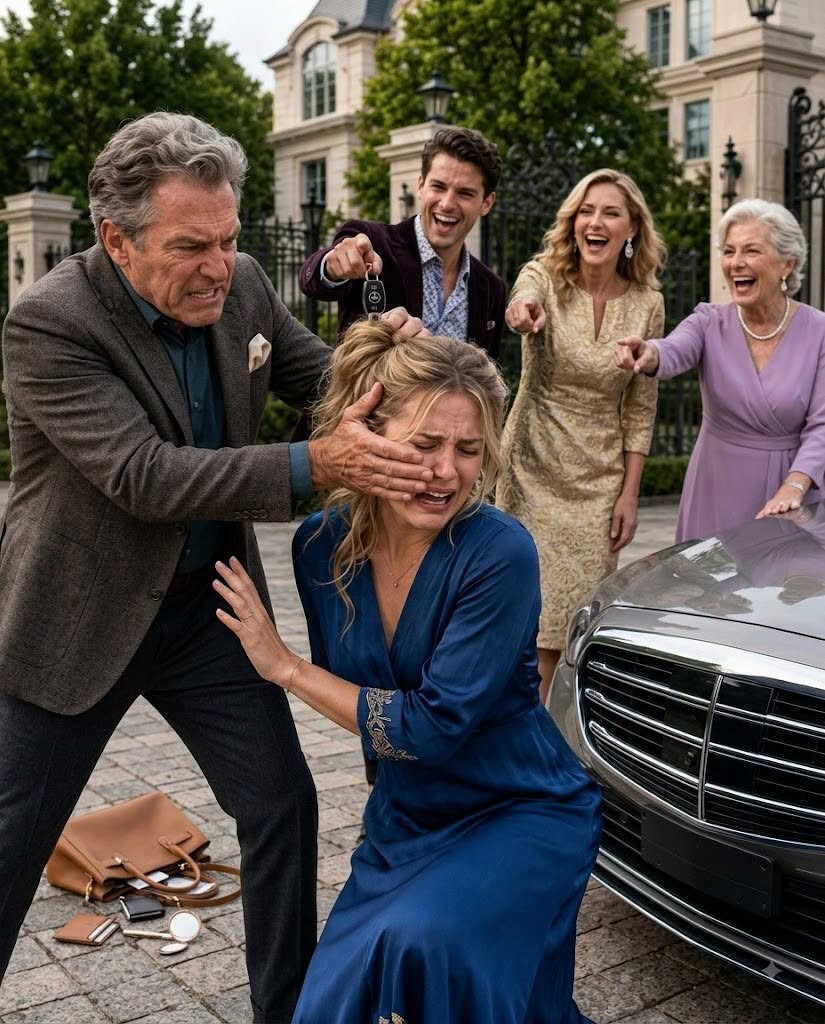 My Father Hit Me After My Husband’s Funeral and My Brother Stole His Mercedes—Then They Demanded My House, Completely Unaware That Four Hidden Cameras and a Massive Secret Were About to Destroy Them