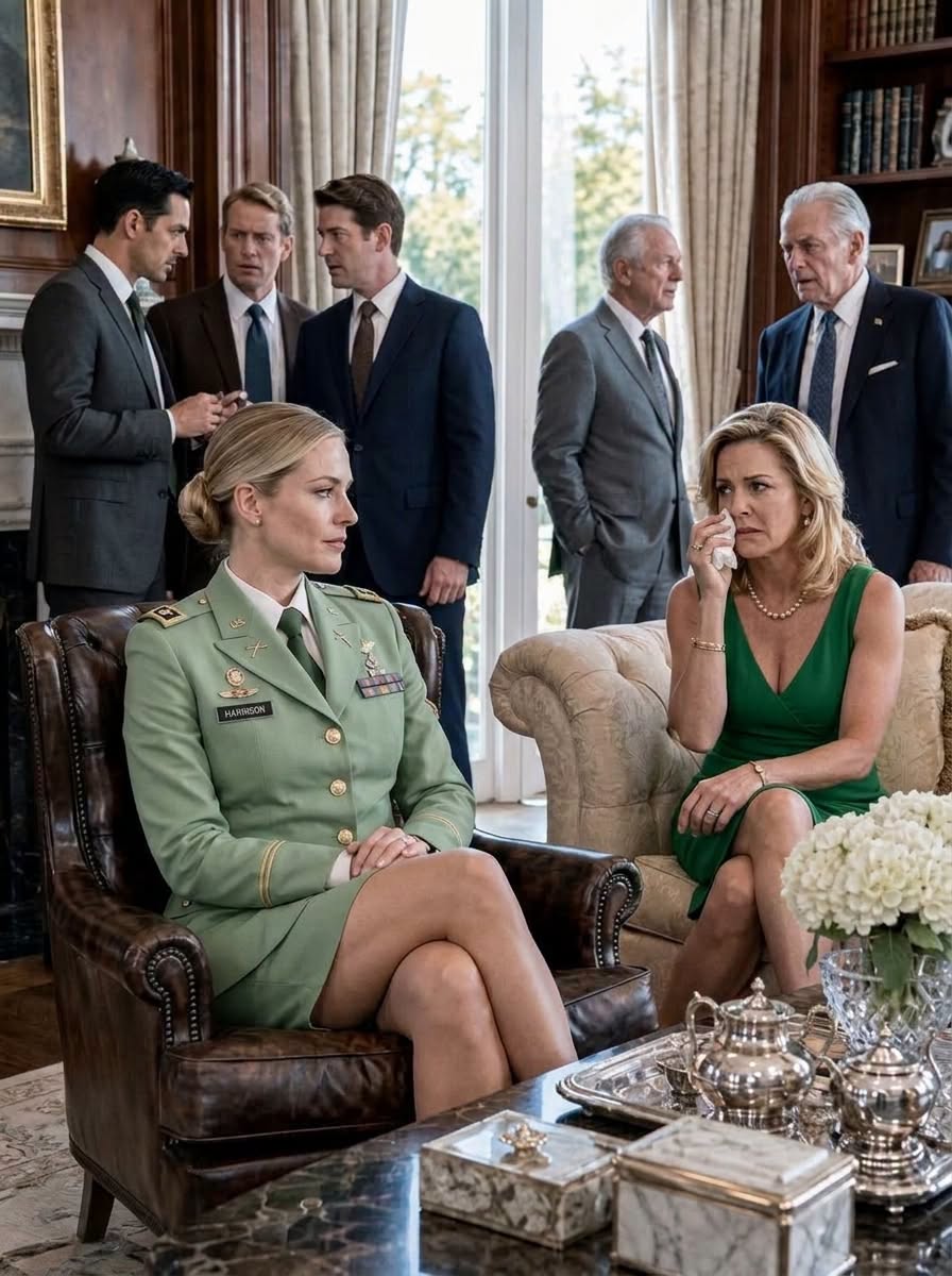 Mother Ambushes Her Military Intelligence Colonel Daughter With 5 Lawyers to Steal Inheritance—Then a Slow Knock Echoes at the Door and Drops a Bombshell That Destroys Them All!
