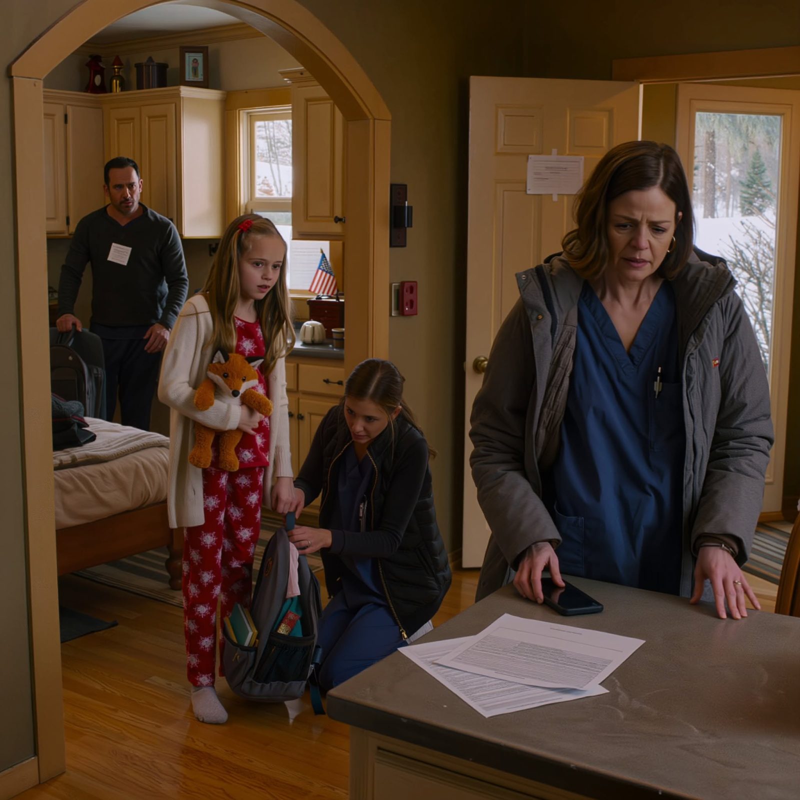 THEY ABANDONED MY 9-YEAR-OLD DAUGHTER ON CHRISTMAS EVE—UNTIL THEY RETURNED TO FIND HER BEDROOM EMPTY AND A LEGAL NIGHTMARE ON THE KITCHEN TABLE!