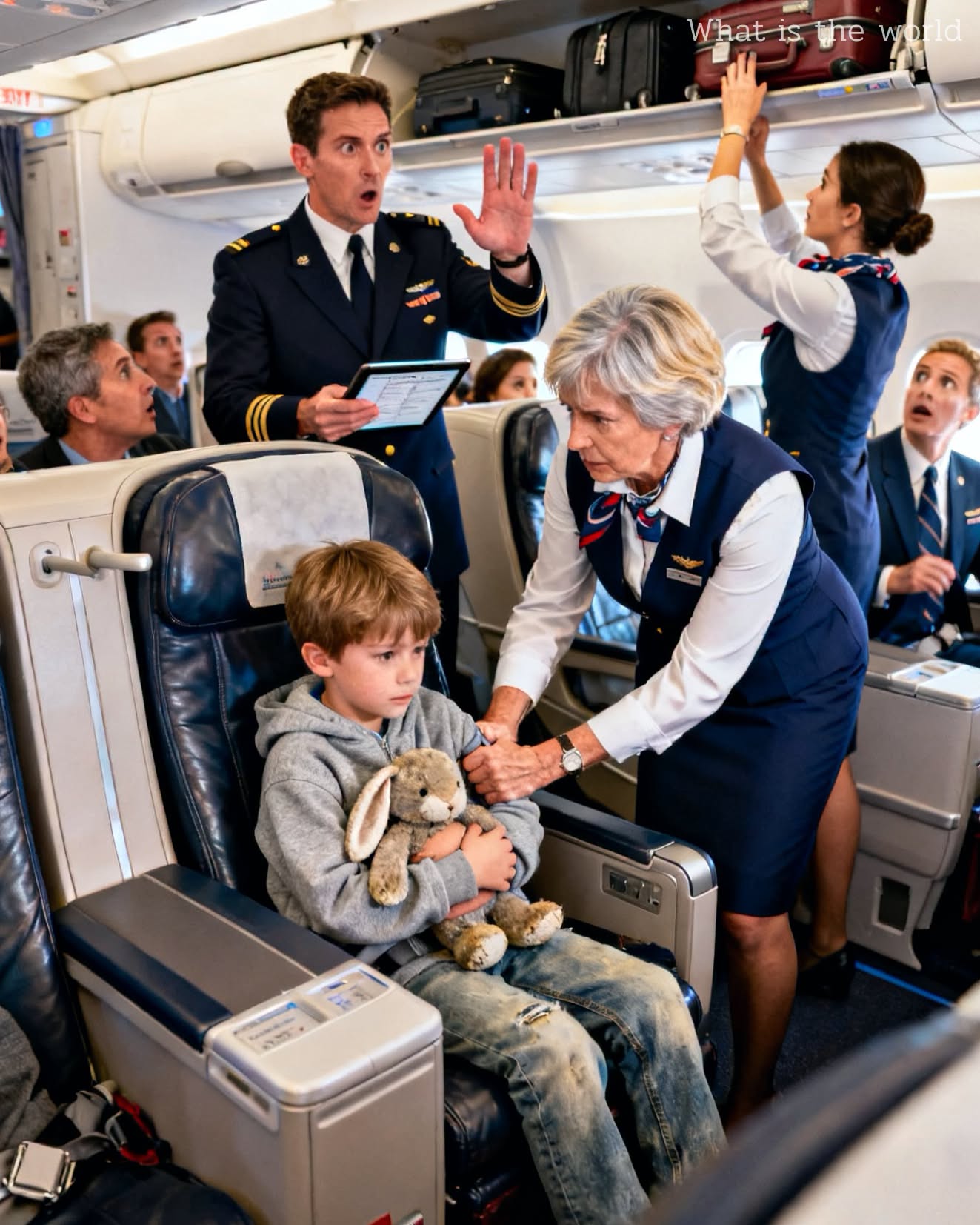 VETERAN FLIGHT ATTENDANT HUMILIATED A QUIET 6-YEAR-OLD BOY IN FIRST CLASS AND TRIED TO DRAG HIM AWAY—UNTIL THE CREW MEMBER SCANNED HIS TICKET, SAW THE TRUTH, AND THE ENTIRE CABIN WENT DEATHLY SILENT!