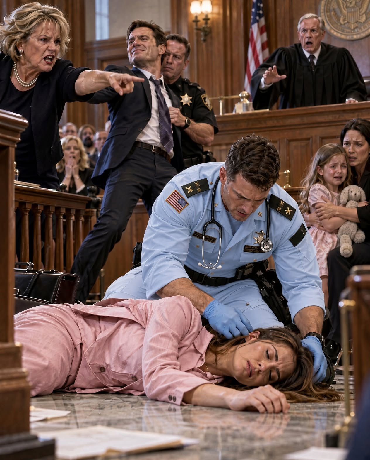 Mother-in-Law Smirks While I Collapse in Court—Until a Four-Star Military Doctor Destroys Her Entire Family Live on Record!