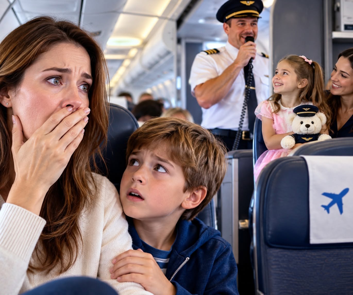 THE MILE-HIGH BETRAYAL: WHEN THE PILOT’S MIC BROADCASTED A SECRET FAMILY—AND MY 7-YEAR-OLD SON HEARD EVERY WORD