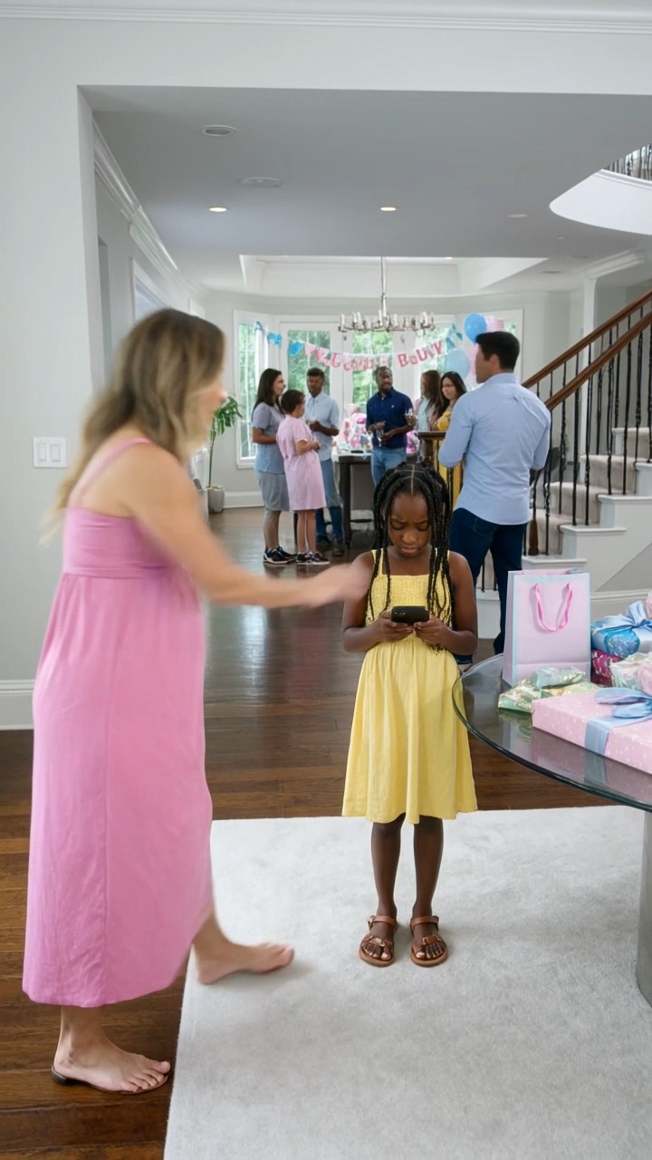 Everyone thought the nine-year-old girl had ruined a baby shower with a ridiculous accusation