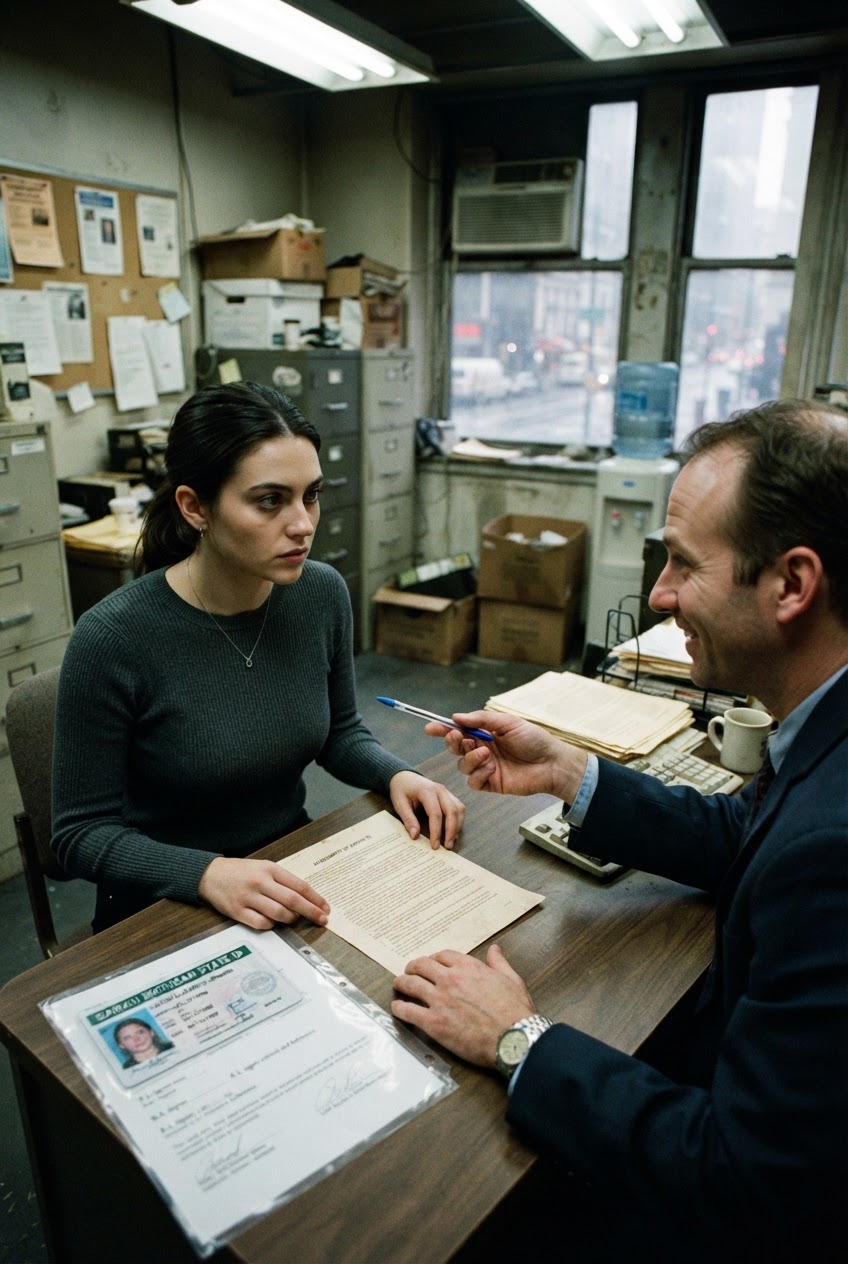 I remember this morning — the morning I take the job that pays 'under the table'