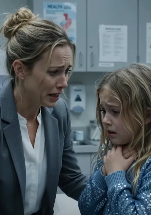 The school nurse rolled her eyes when my seven-year-old daughter whispered
