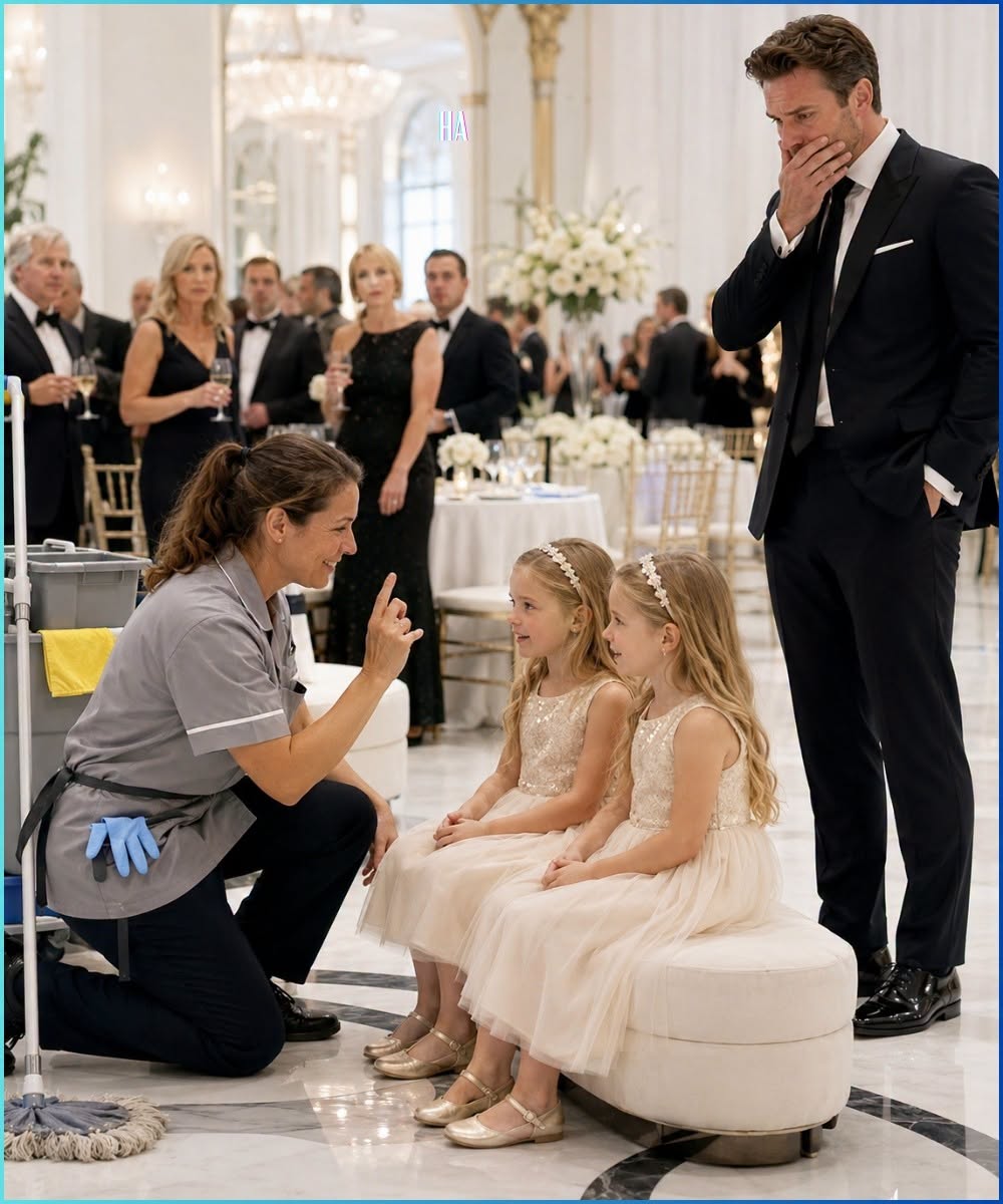 For Three Hours Everyone Ignored the Billionaire’s Deaf Twin Daughters