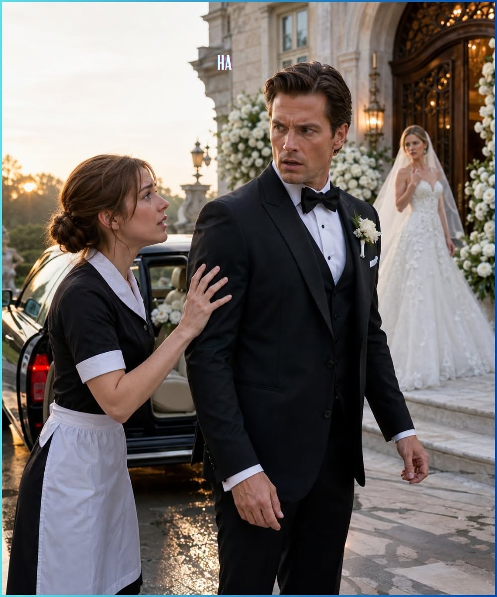 The Maid Trembled as She Told the Millionaire to Check His Bride’s Car Before He Said I Do
