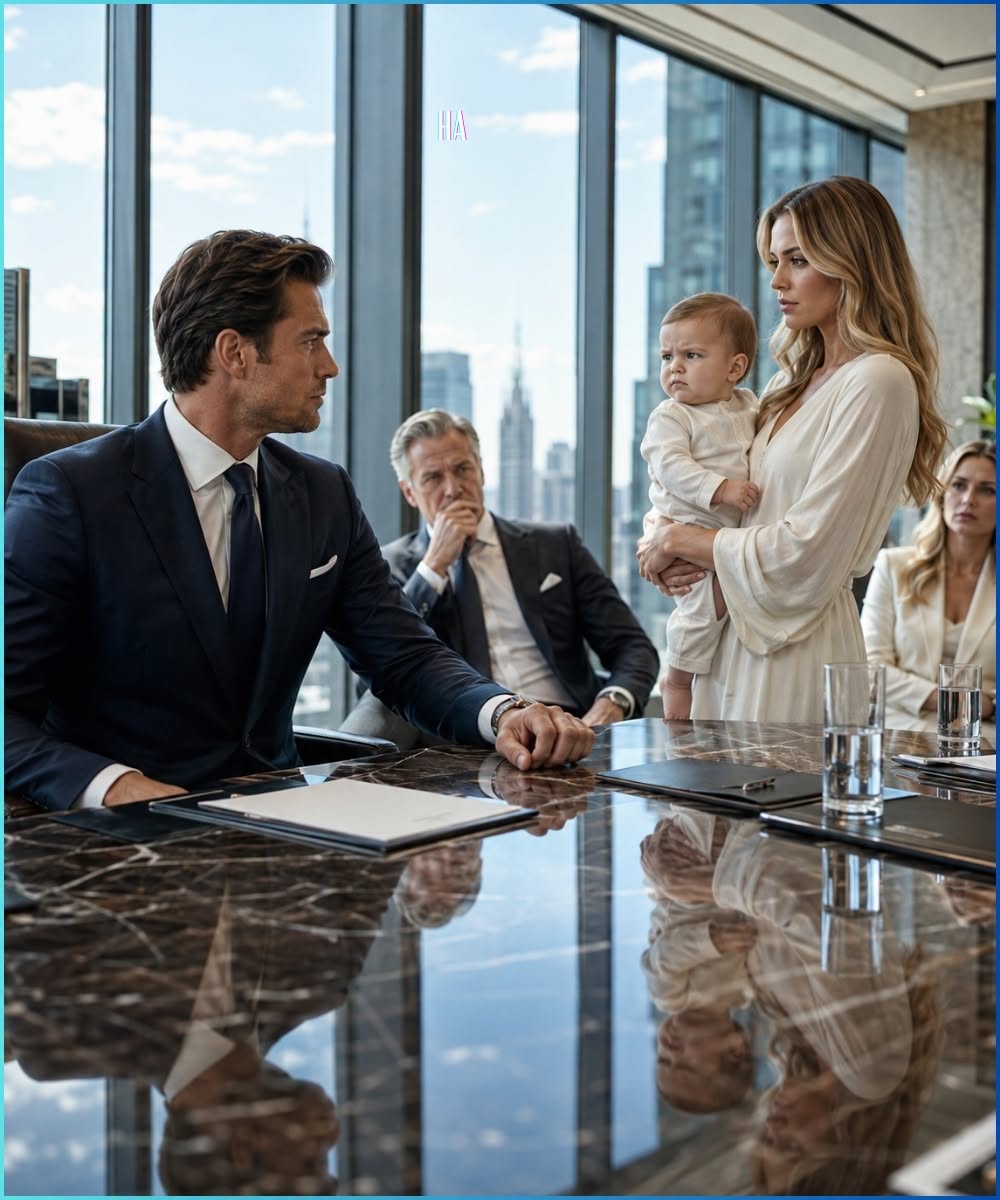 The Baby Copied the Billionaire’s Cold Boardroom Face