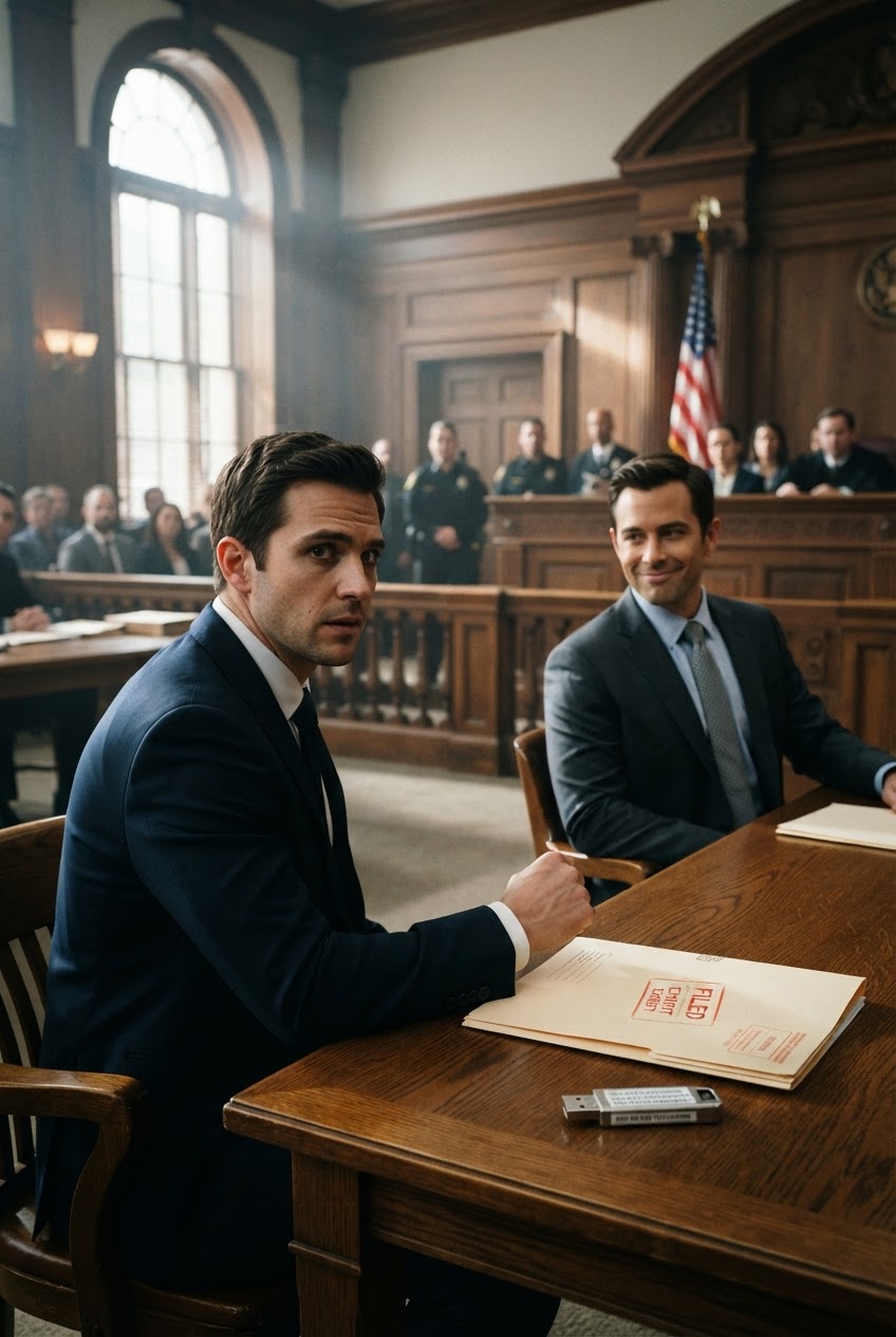 I'm back at the morning of the trial that puts me away for a crime I didn't commit.