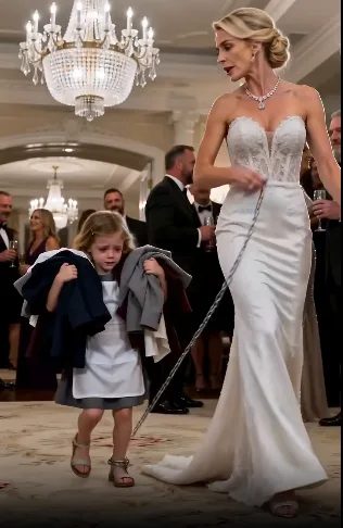 The Fiancée jerked the loose chain around the five-year-old Daughter’s ankle