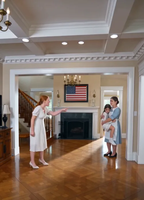 When a ruthless woman tried to throw out a poor maid and her little girl, a single gold coin dropped on the floor exposed a shocking five-year-old secret