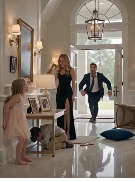 I’ll never forget the moment I came home early and found my wife standing over my two terrified children