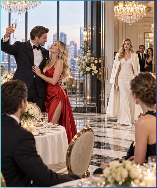 He Raised a Glass to His Mistress and Called Her His Future Until His Billionaire Wife Walked Through the Door
