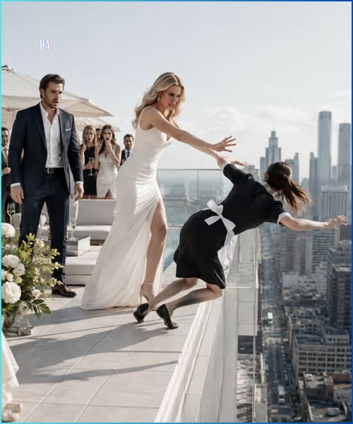 The Billionaire Watched His Fiancée Push the Maid Off His Rooftop, but the Secret He Learned at the Hospital Changed Everything