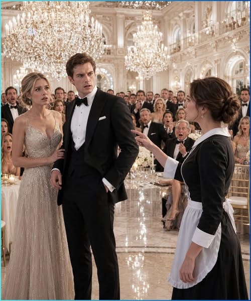 The Billionaire’s Son Mocked His Fiancée Before Two Hundred Guests, but the Maid’s Next Sentence Silenced the Ballroom