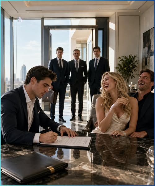 My Wife and Her Lover Laughed When I Signed the Divorce Papers, Until Three Attorneys Walked In and Called Me the Heir to Billions