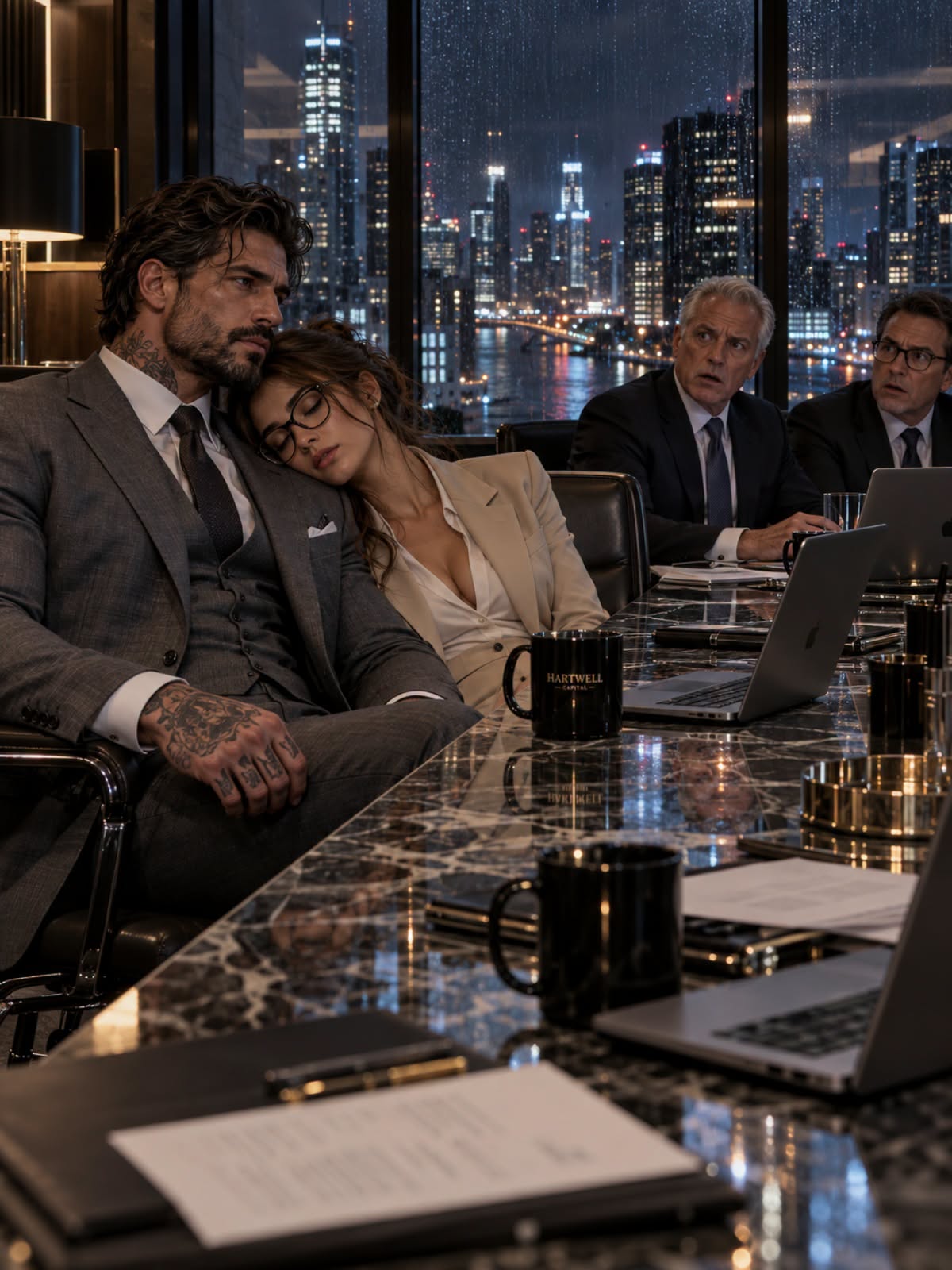 His Secretary Was Exhausted and Fell Against Him—Then the Mafia Boss Changed the Meeting