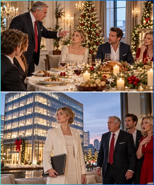 My father called me a failure at Christmas dinner, but he had no idea I owned my brother-in-law’s building