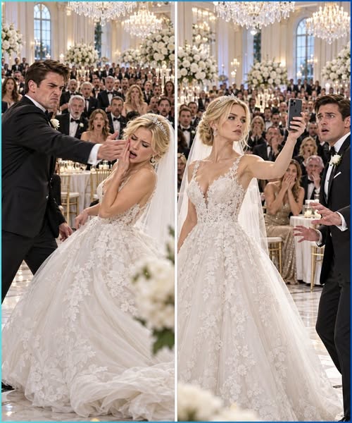 He slapped his bride in front of 300 guests and never imagined she had recorded the one question that could destroy him